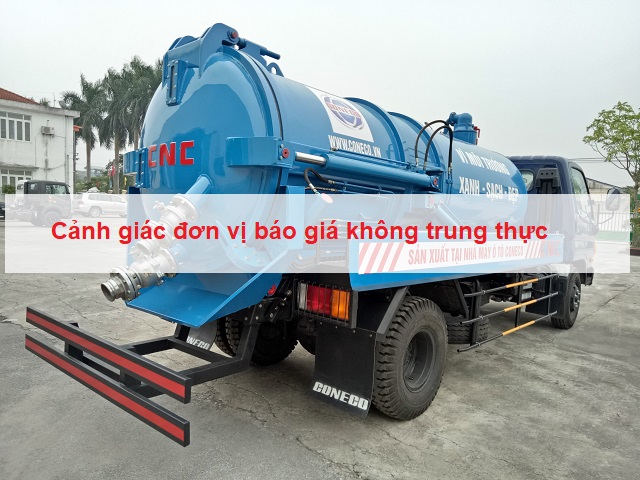 Chiêu trò hút hầm cầu lừa đảo không trung thực