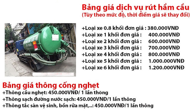 Chiêu trò hút hầm cầu lừa đảo không trung thực